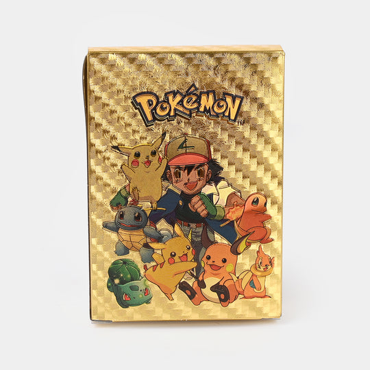 55Pcs Character Gold Foil Cards Rare Golden Cards