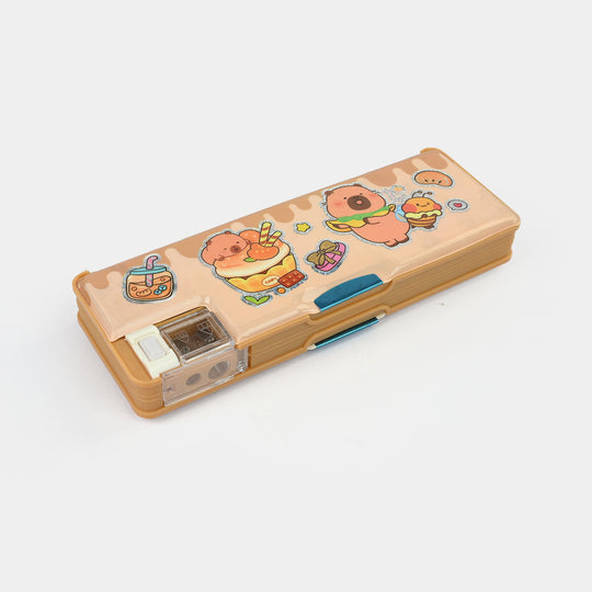 Double Sided Multi-functional Magnetic Pencil Box