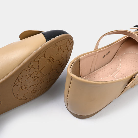 Girls Pumps MH-2235-BEIGE