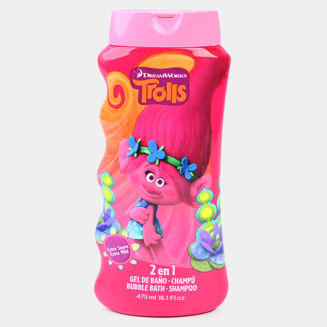 Trolls 2 IN 1 Bath & Shampoo For Kids