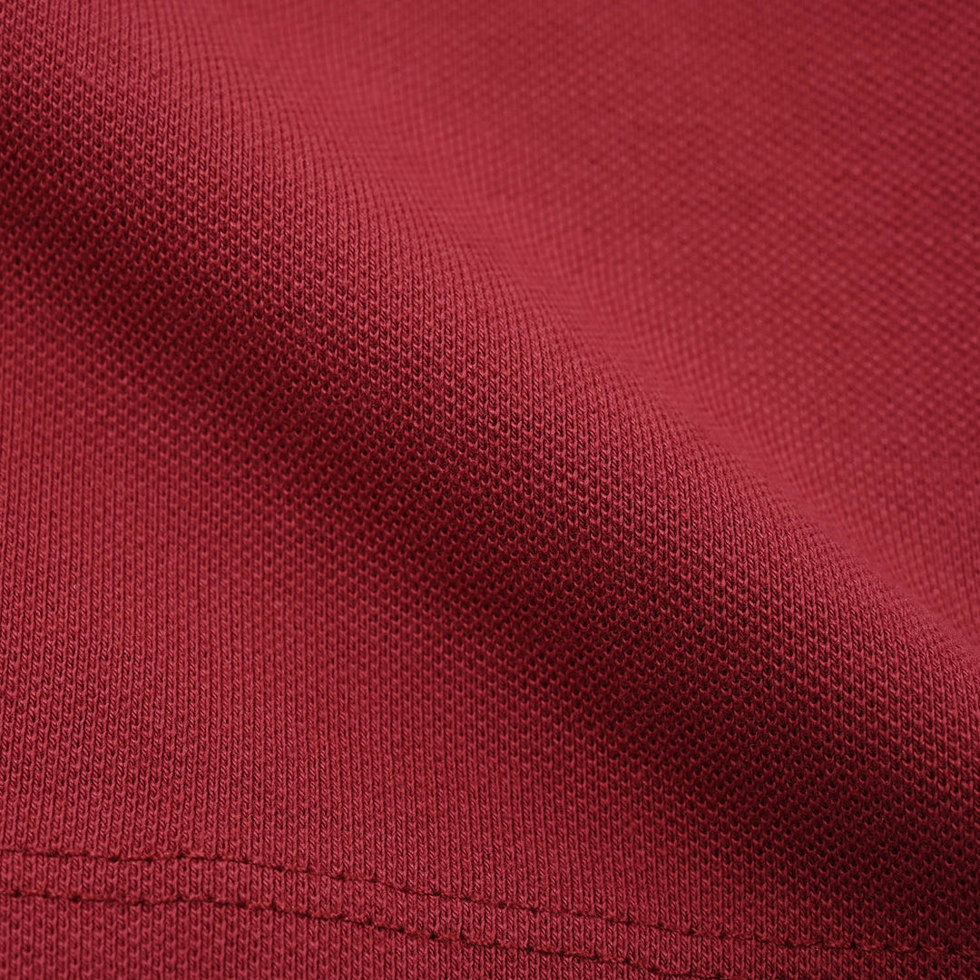Boys Cotton PK Polo Football-Rio.Red
