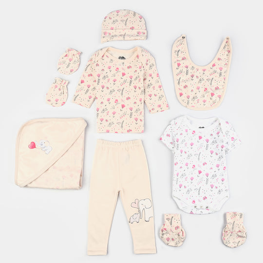 Baby Starter Set Pack Of 8PCs | 0-3M
