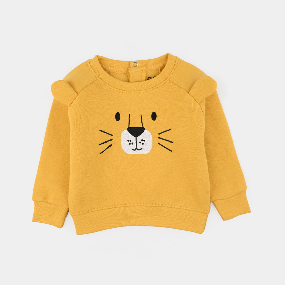 Infant Boys Fleece 2 Piece Suit (Lion) - Yellow