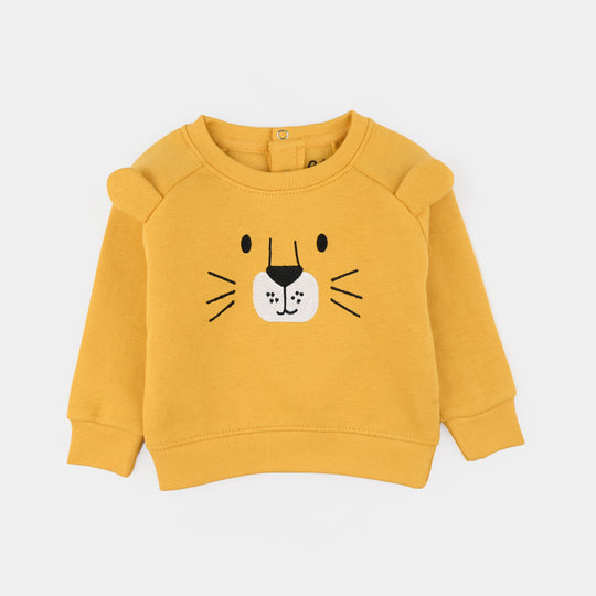 Infant Boys Fleece 2 Piece Suit (Lion) - Yellow