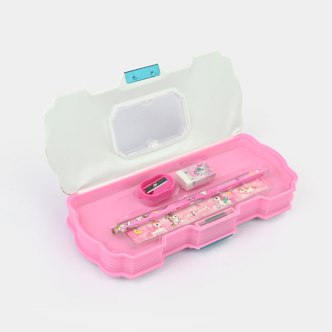 Double Sided Magnetic Stationery Set & Case/Pencil Box