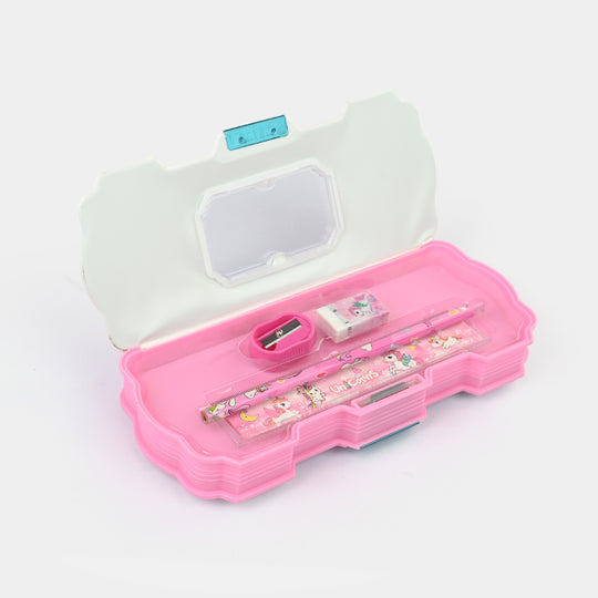 Double Sided Magnetic Stationery Set & Case/Pencil Box