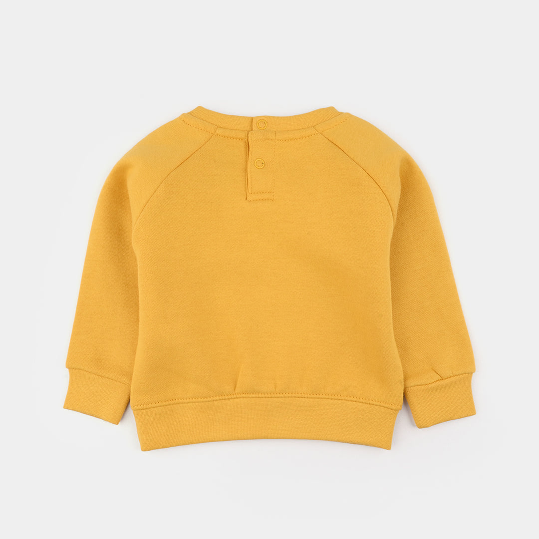 Infant Boys Fleece 2 Piece Suit (Lion) - Yellow