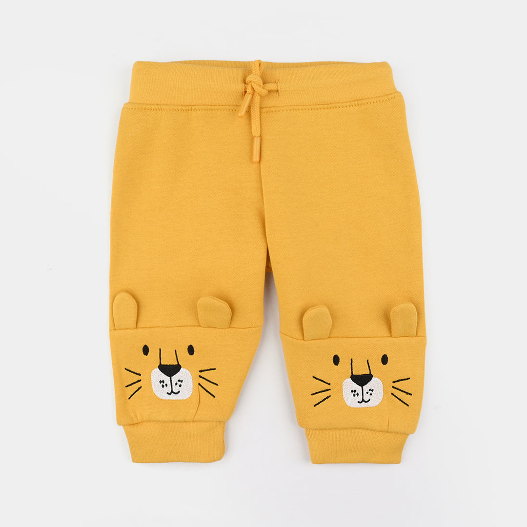 Infant Boys Fleece 2 Piece Suit (Lion) - Yellow
