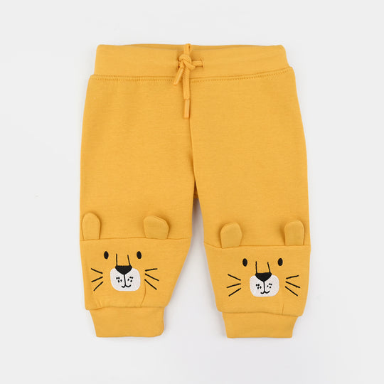 Infant Boys Fleece 2 Piece Suit (Lion) - Yellow
