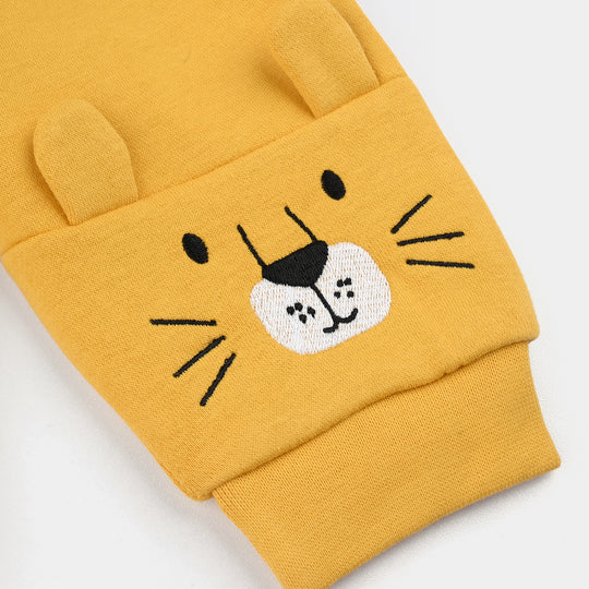 Infant Boys Fleece 2 Piece Suit (Lion) - Yellow