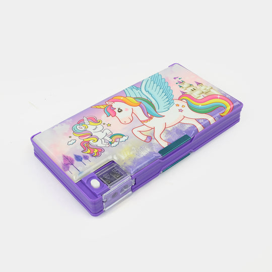 Double Sided Multi-functional Magnetic Pencil Box