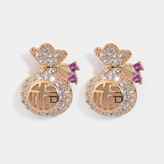 Elegant Stud Earrings for Girls