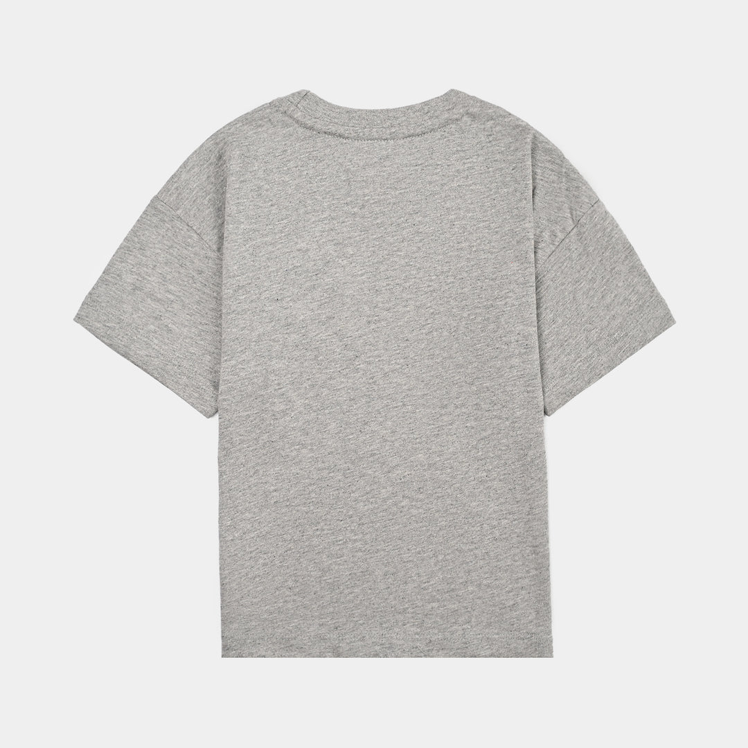 Boys Cotton Jersey T-Shirt H/S Grey Mood-Heater.Grey