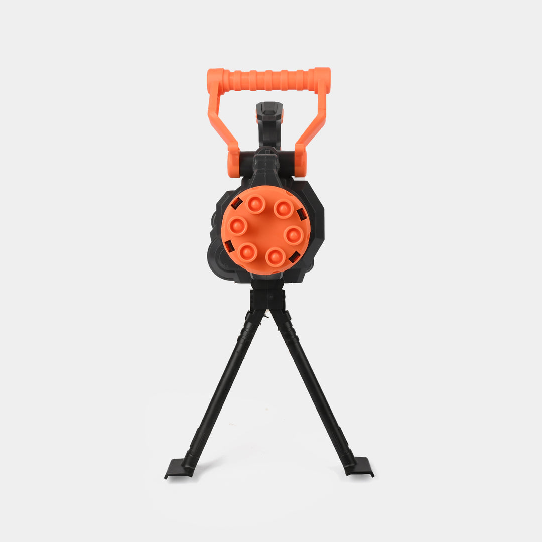 Rotating Barrel Gatling-Style Toy Blaster With Lights & Sounds