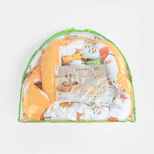 4-in-1 Baby Safety Bed &amp; Activity Play Gym Set