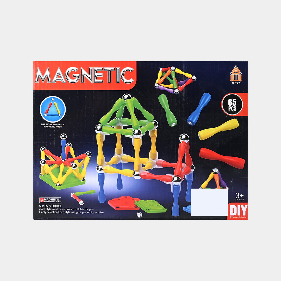 3D Magnetic Learning Building Blocks 65Pcs