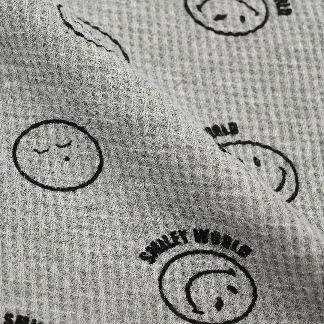 Infant Boys Thermal T-Shirt H/S Smiley-Heater.Grey