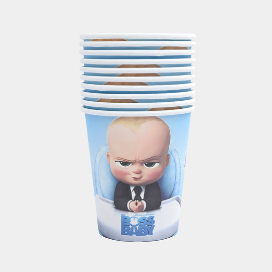 Disposable Party Paper Cups Pack (10 Pieces)
