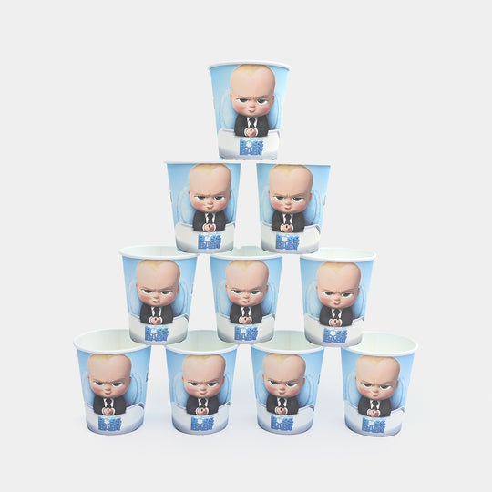 Disposable Party Paper Cups Pack (10 Pieces)