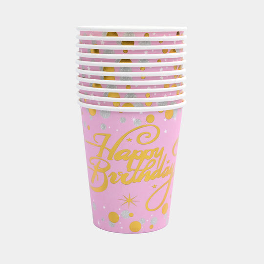 Disposable Party Paper Cups Pack (10 Pieces)