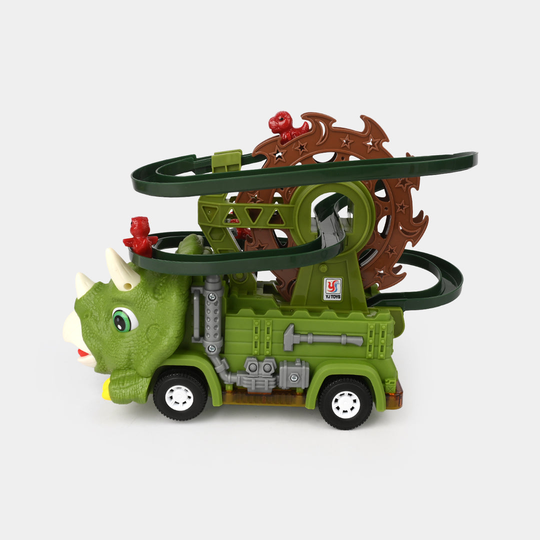 Dinosaur Track Triceratops 2-in-1 Toy Set