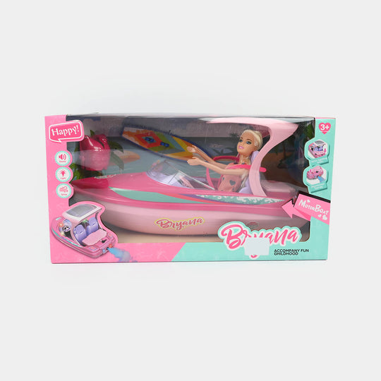 Ship Doll With Light & Music & Spray