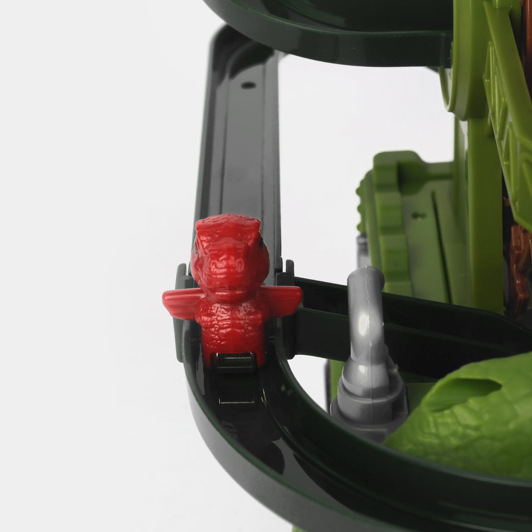 Dinosaur Track Triceratops 2-in-1 Toy Set