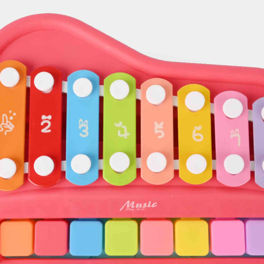 2 in 1 Piano & Eight Tone Xylophone