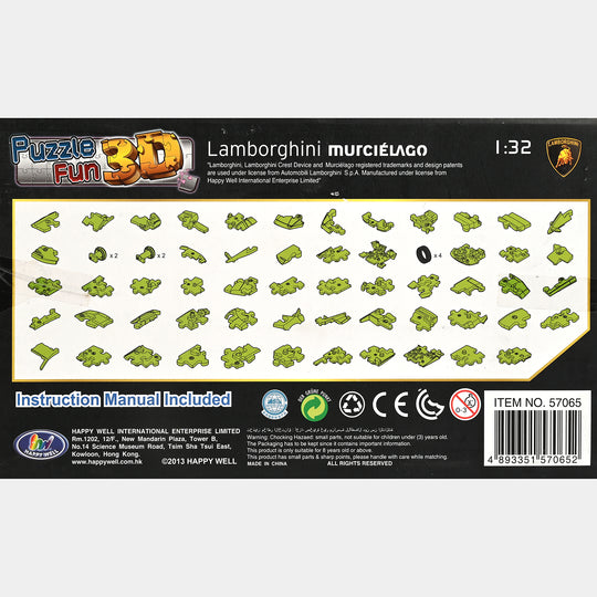 1:32 3D Crystal Jigsaw Puzzle Set