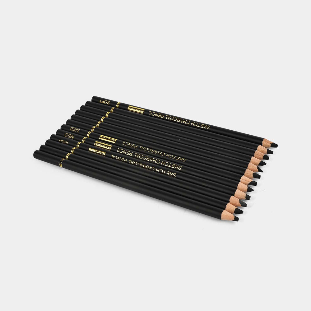 Charcoal Pencils Professional Set | 12PCs