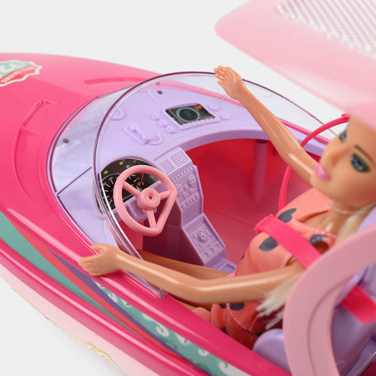 Ship Doll With Light & Music & Spray