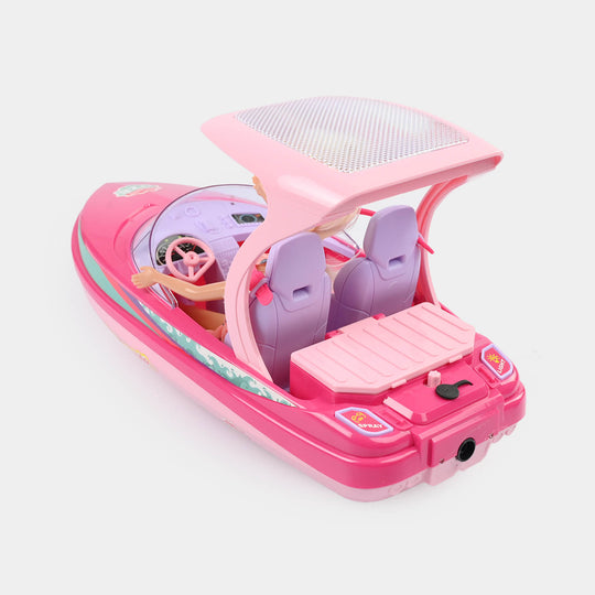 Ship Doll With Light & Music & Spray