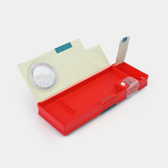 Double Sided Multi-functional Magnetic Pencil Box