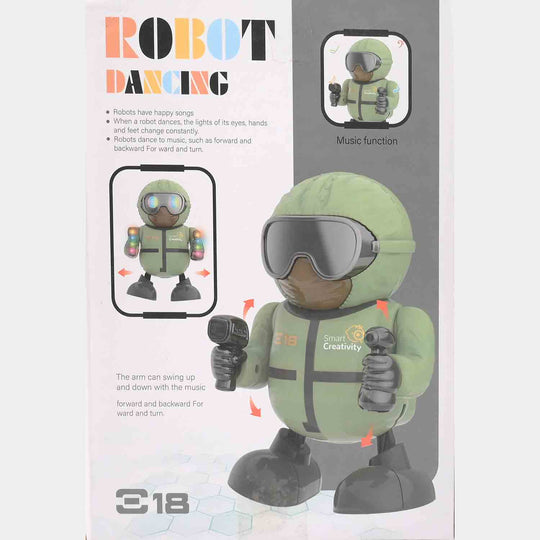 Dancing Robot with Light & Sound Toy