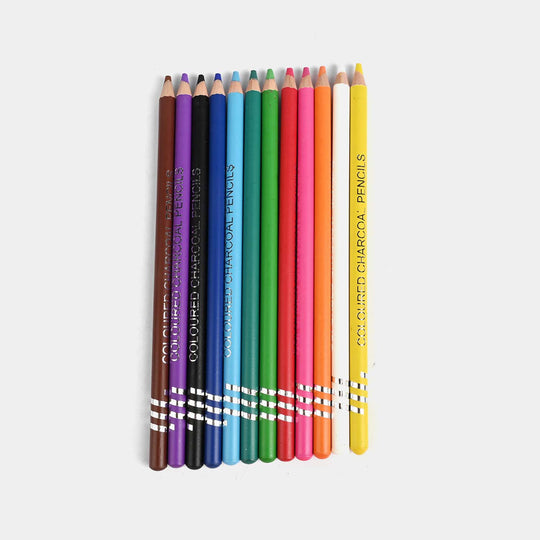 Sketch Colored Charcoal Pencils | 12PCs