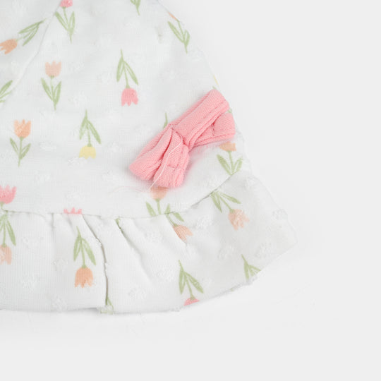 2-Piece Soft Cotton Baby Cap/Hat | 0M+