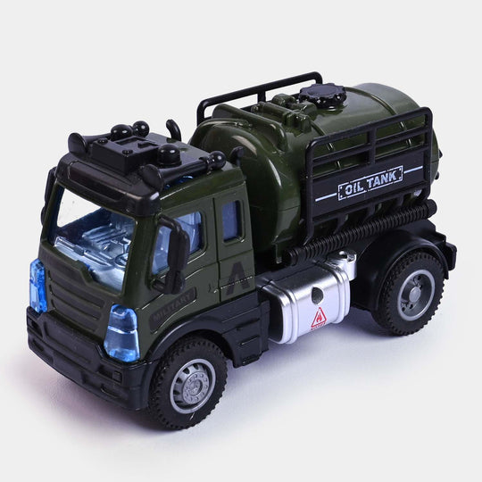 Pull Back & Go Military Vehicle Toy For Kids