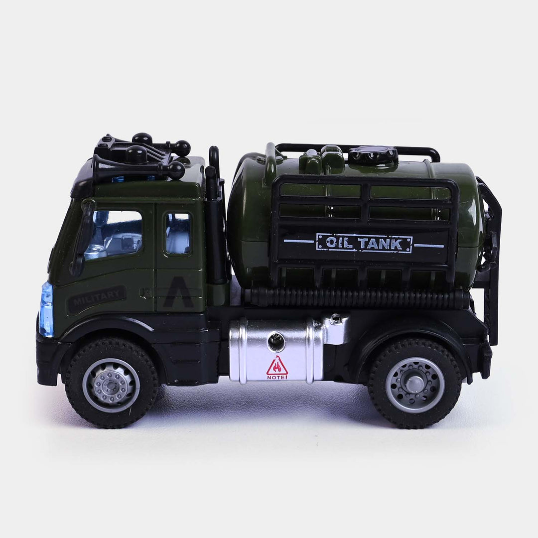 Pull Back & Go Military Vehicle Toy For Kids