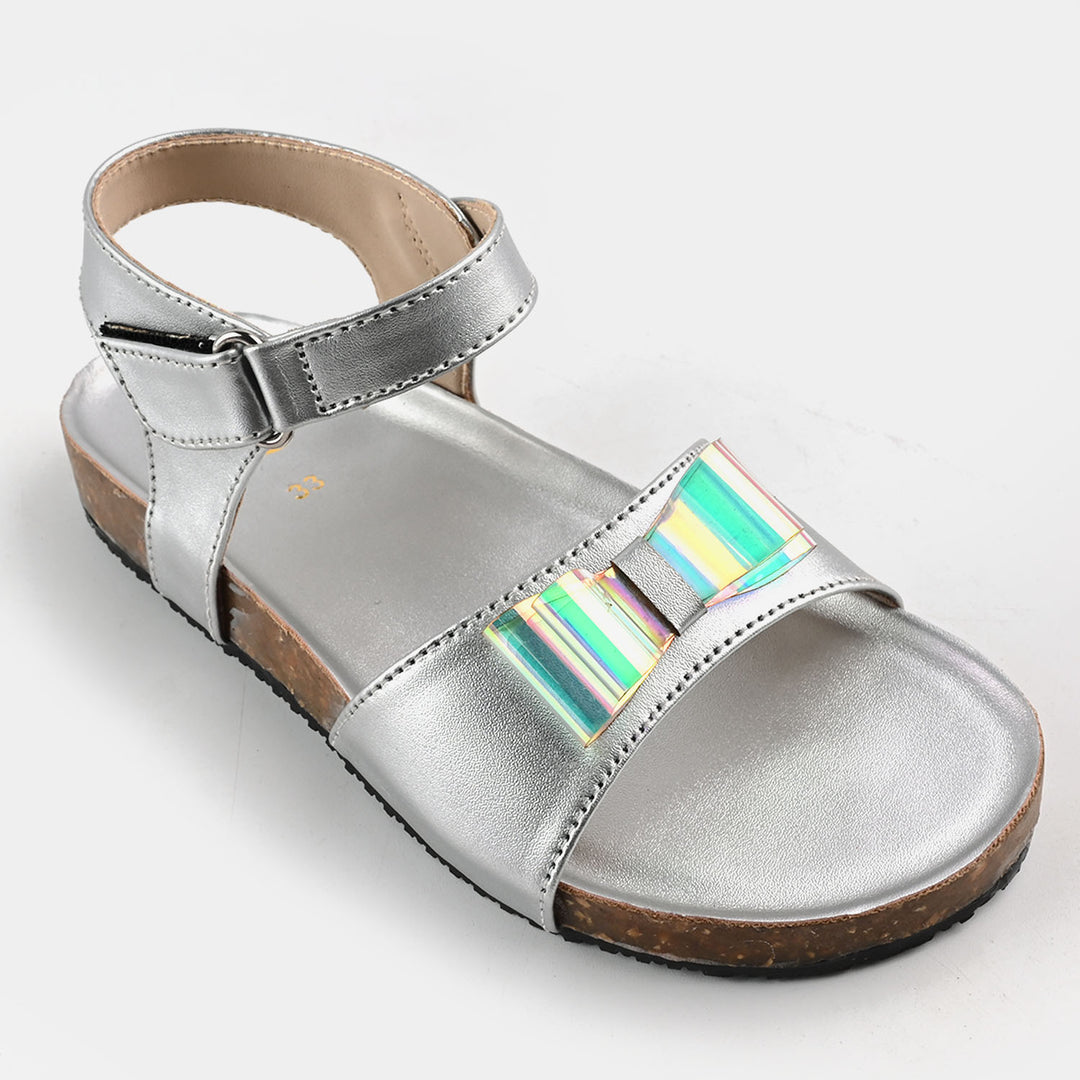 Girls Sandal 40-110-SILVER