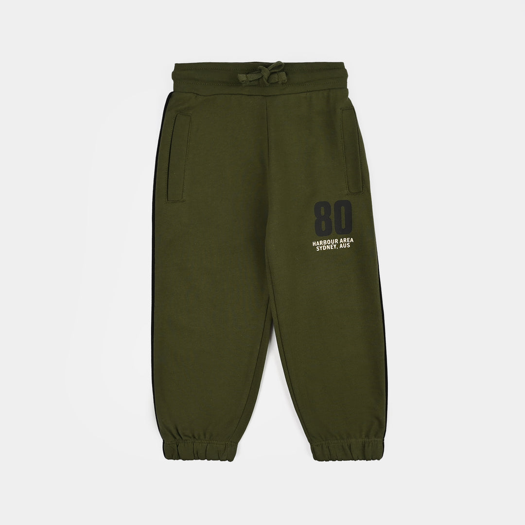Boys Jersey/Terry 2 Piece Suit Sydney Harbour-GREEN