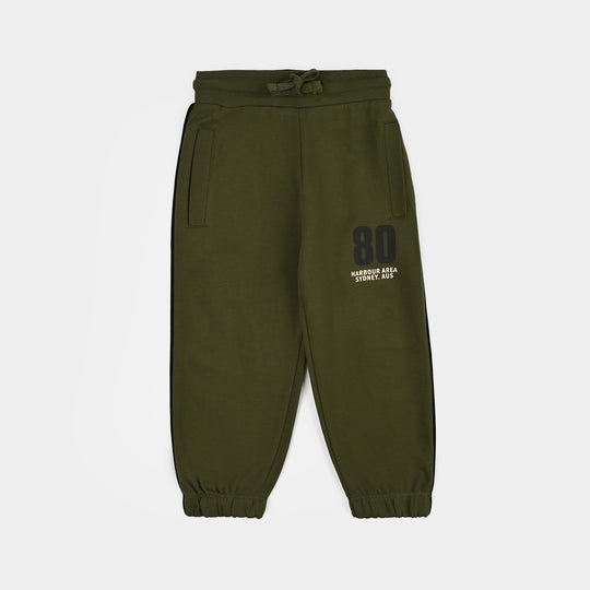 Boys Jersey/Terry 2 Piece Suit Sydney Harbour-GREEN