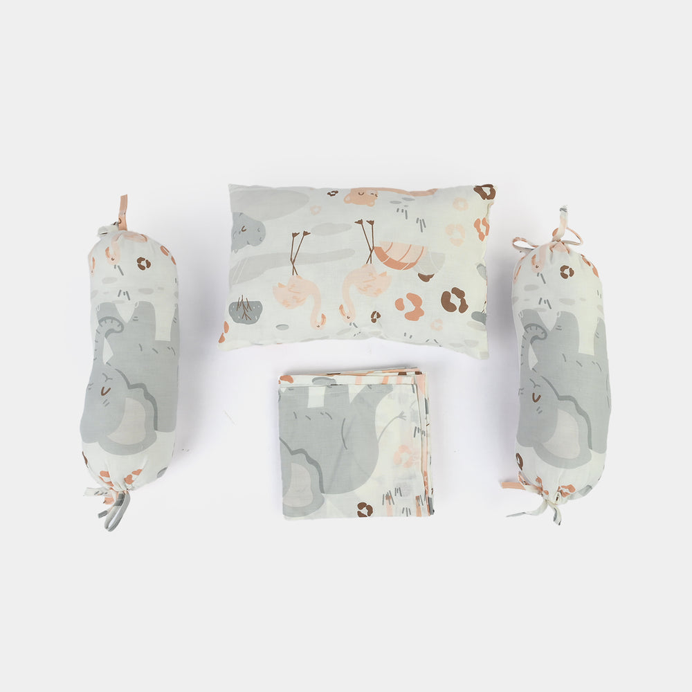 Baby Crib Set Cotton 7PCs