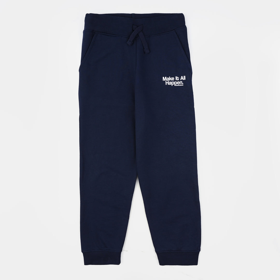 Boys Jersey/Terry 2 Piece Suit All Happen-NAVY