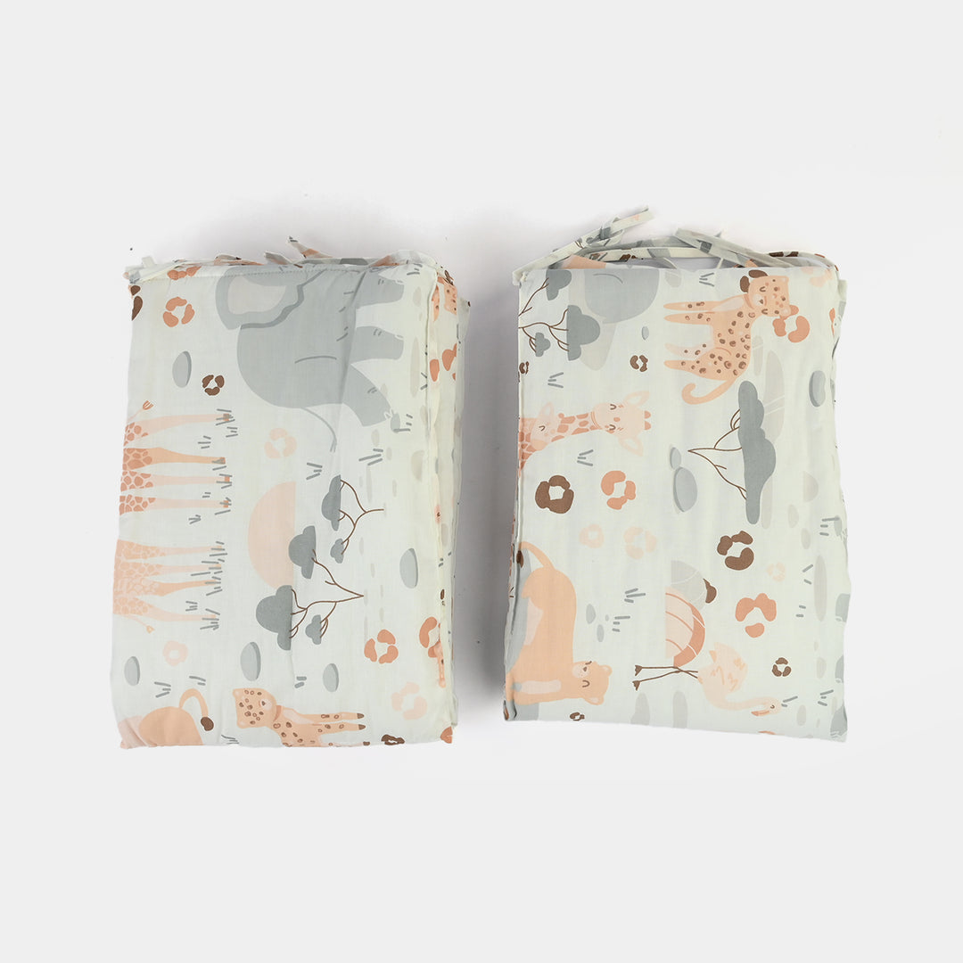 Baby Crib Set Cotton 7PCs