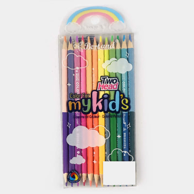 Double Sided Color Pencil Jumbo 12*24 For Kids