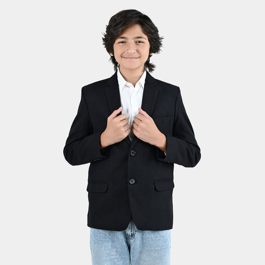 Boys Corduroy Blazer - BLACK