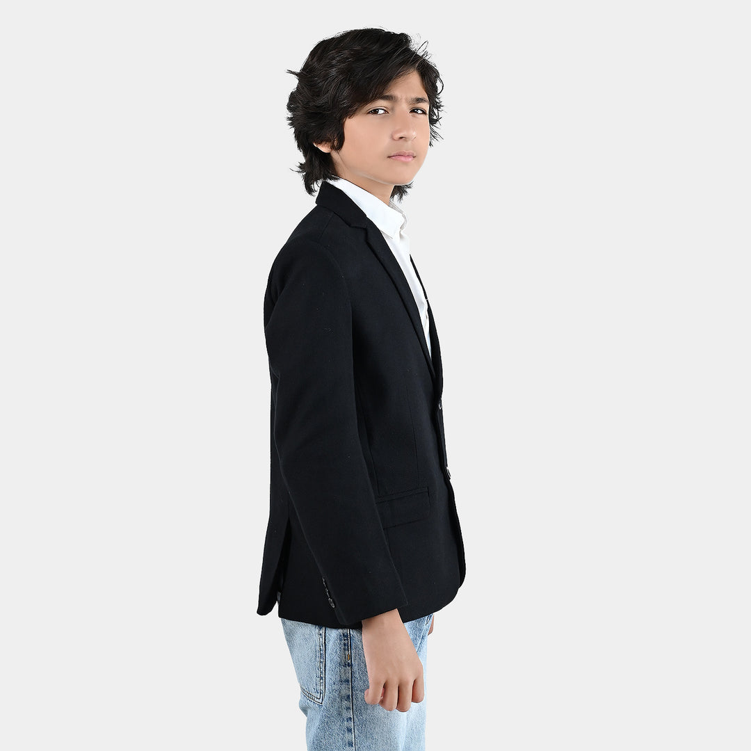 Boys Corduroy Blazer - BLACK