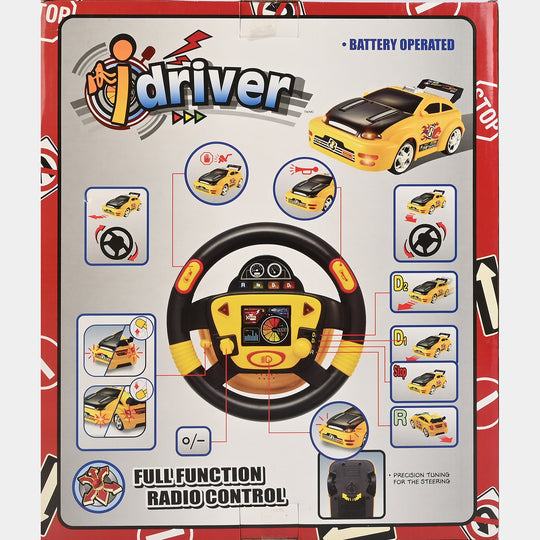 Remote Control Full Function Steering Wheel Car
