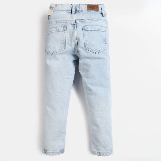 Teens Boys Denim Pant Eternal - Ice Blue