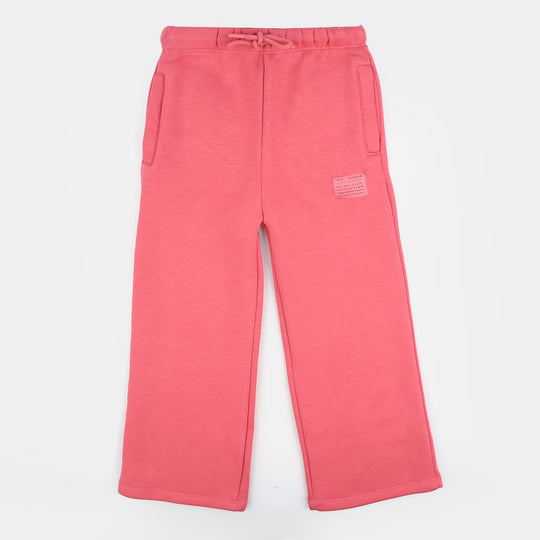 Girls Fleece Culotte Basic-Rose